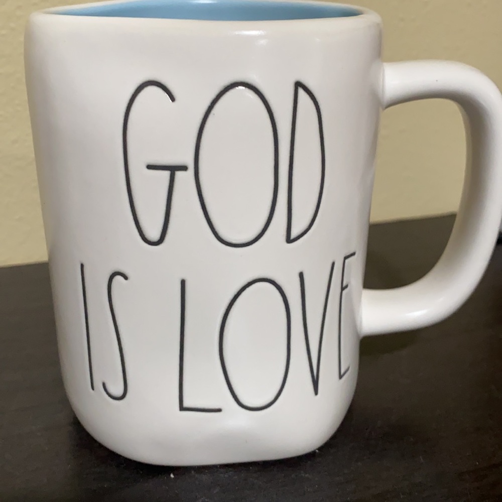 New Rae Dunn God Is Love ceramic mug - Picture 2 of 3